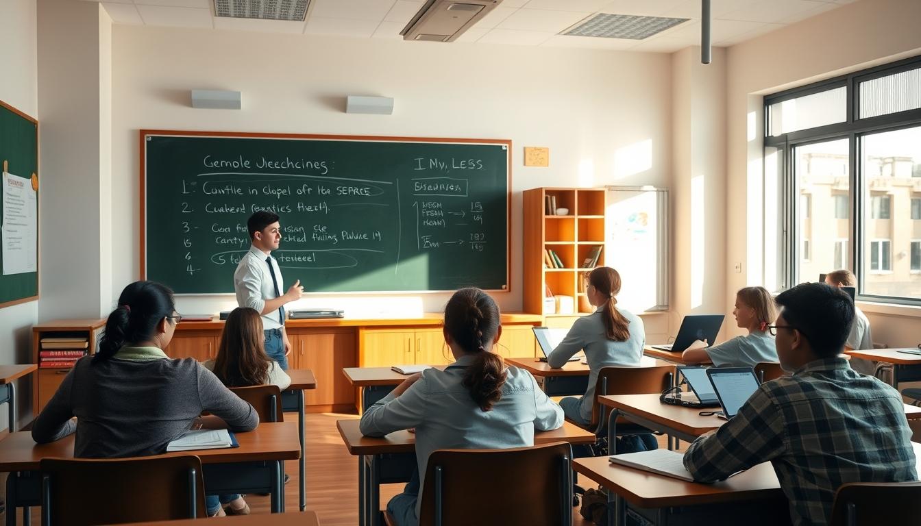 Student using online courses for flexible education